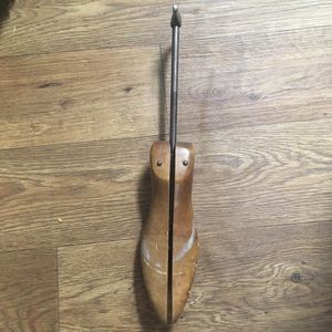 Antique Wood & Steel Shoe Stretcher
